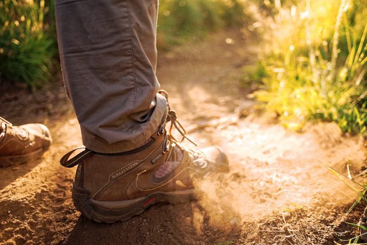 broken in boots to prevent backpacking blisters