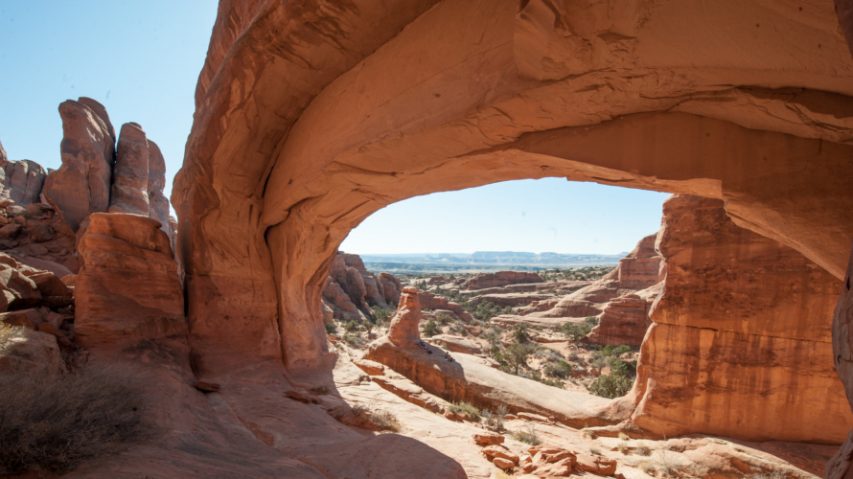 Arches in desert