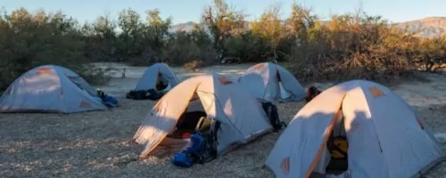 Death valley tents