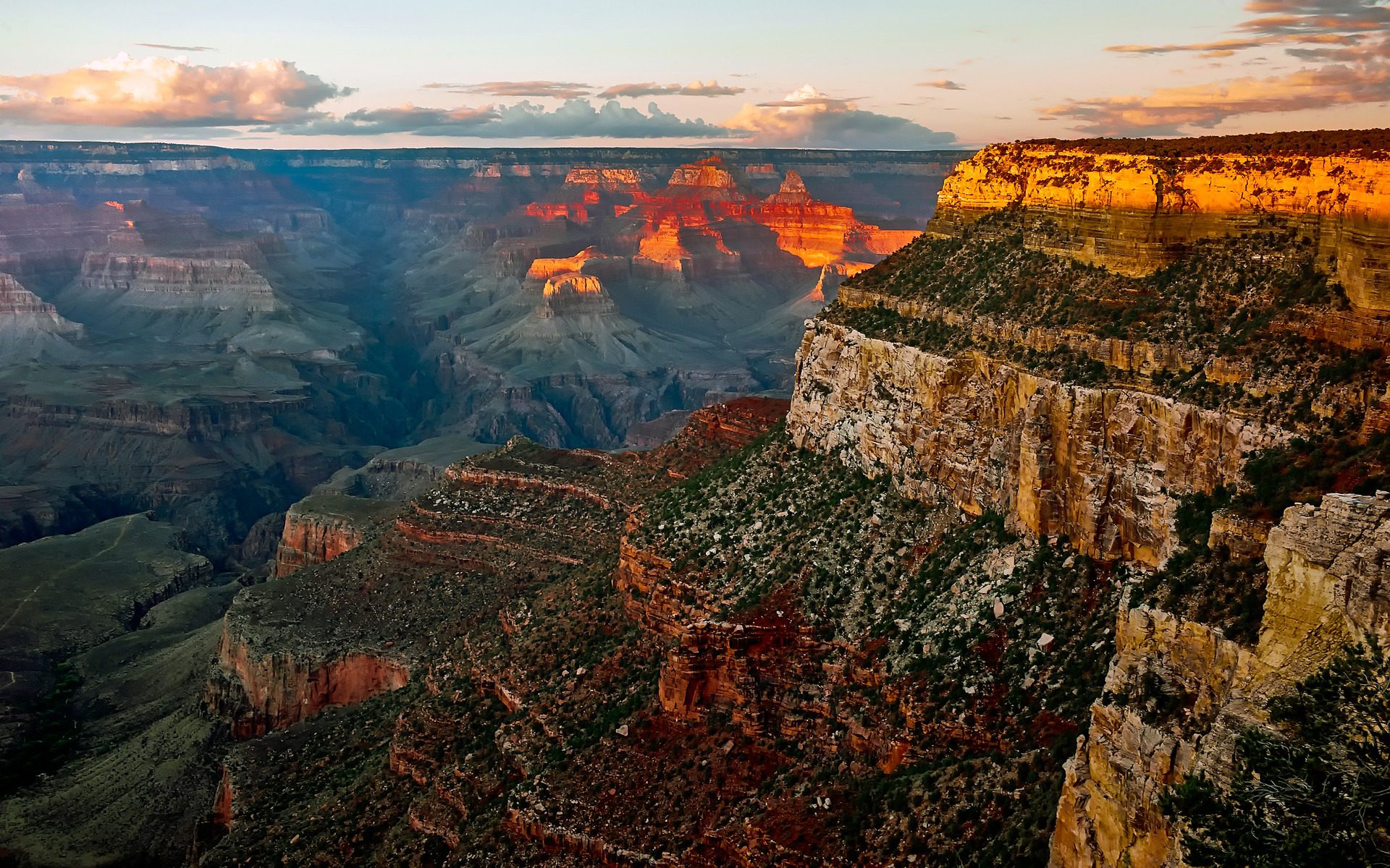 Grand Canyon during sunset