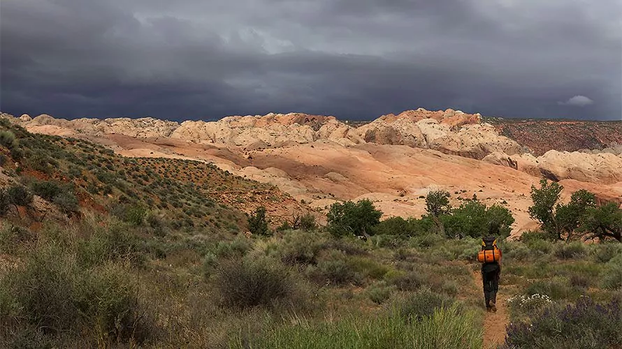 Winter Capitol Reef Backpacking Trip in Utah Wildland 