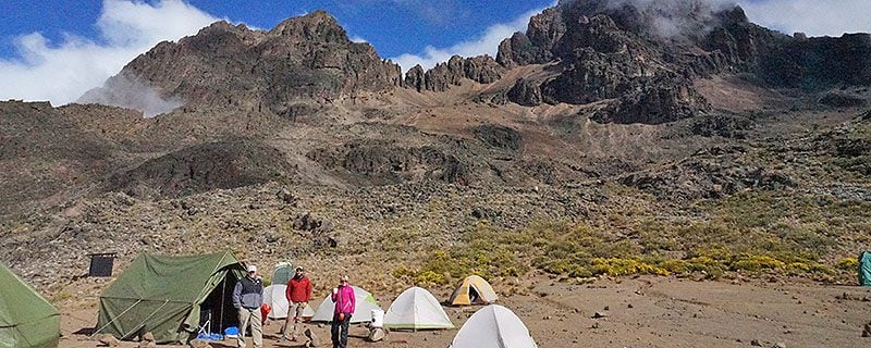 Wildland Guests in Camp on Kilimanjaro 