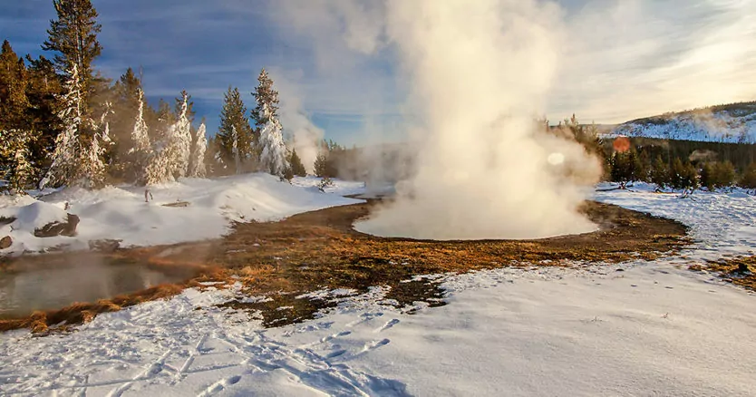 camping trip yellowstone