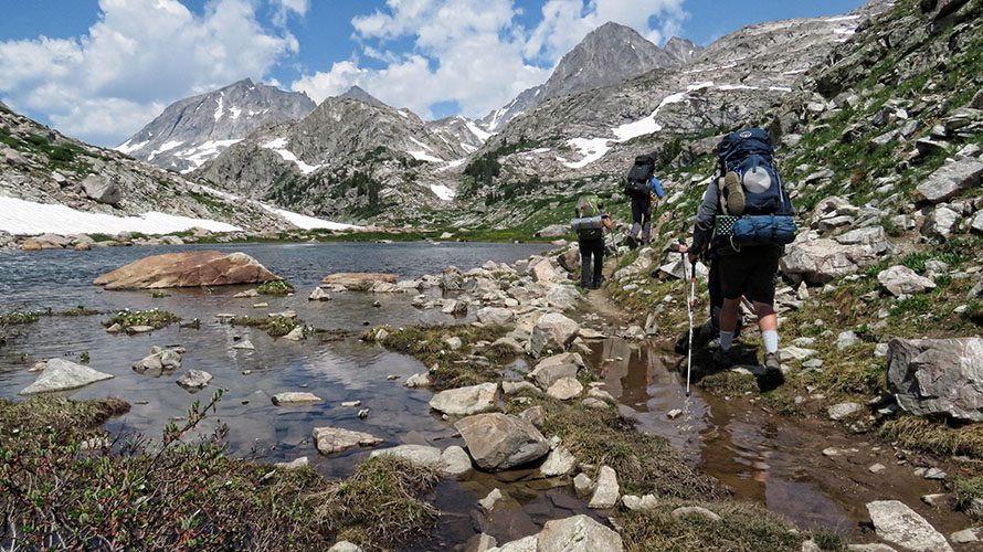 Backpacking Wyoming - Wind Rivers - Off Trail Adventure to Spider Lakes  Camping 3/6 