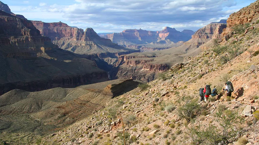 Grand Canyon Hermit Trail Backpacking Trip Wildland Trekking