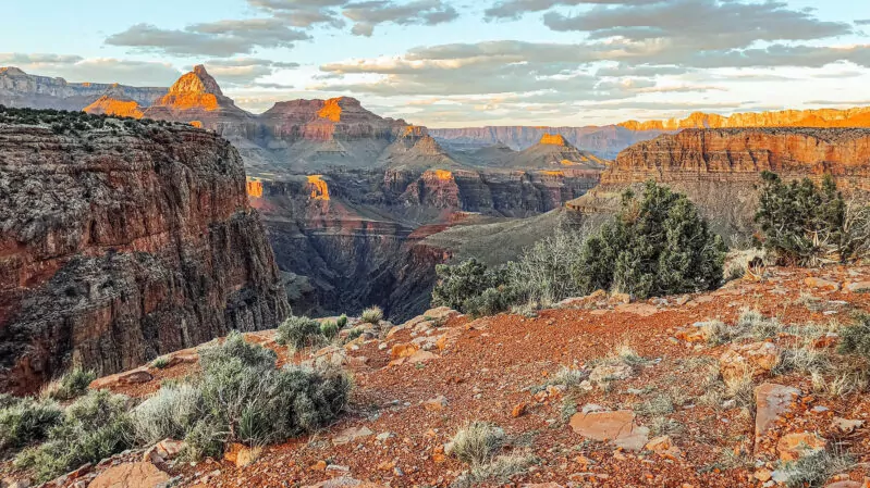 View from Horseshoe Mesa in Grand Canyon National Park