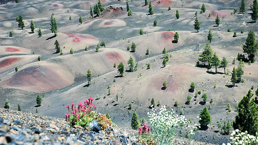 Hiking to the Painted Dunes at Lassen Volcanic National Park