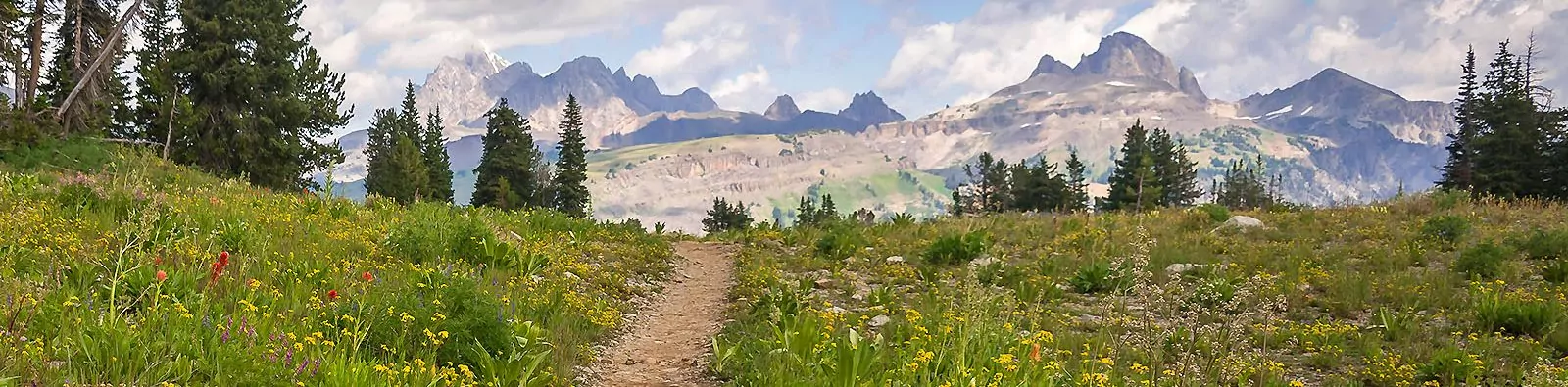 Our hike along death canyon shelf trail in the Grand Teton National Park in Wyoming