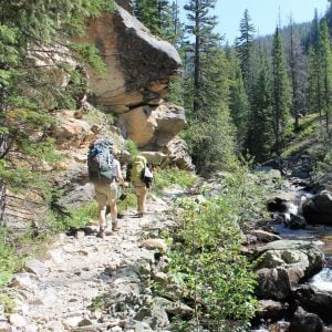 Backpackers take to the trail in Rocky Mountain National Park