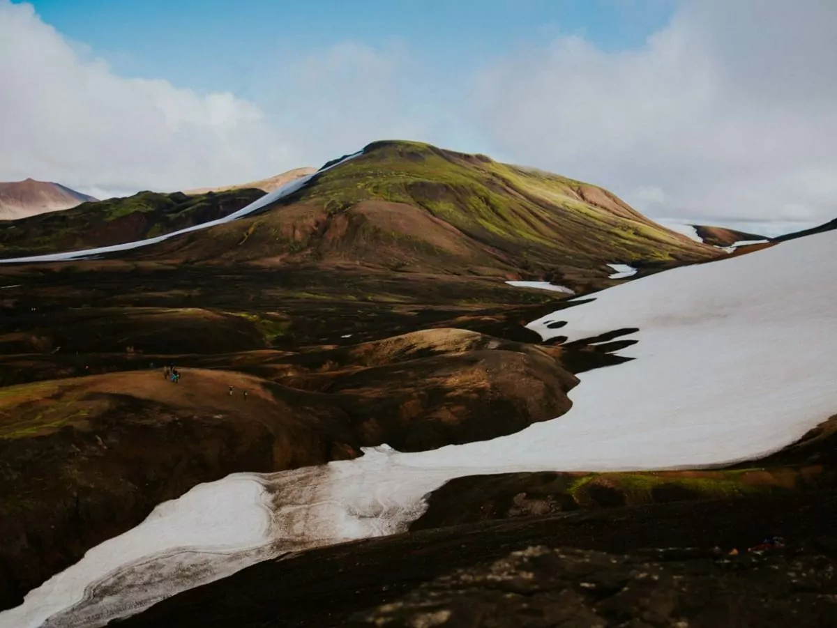 backpacking the laugavegur trail in Iceland