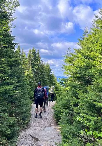 3 day backpacking trip vermont