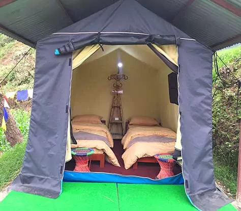 Nepal philanthropy trip camping arrangements - Wildland Trekking