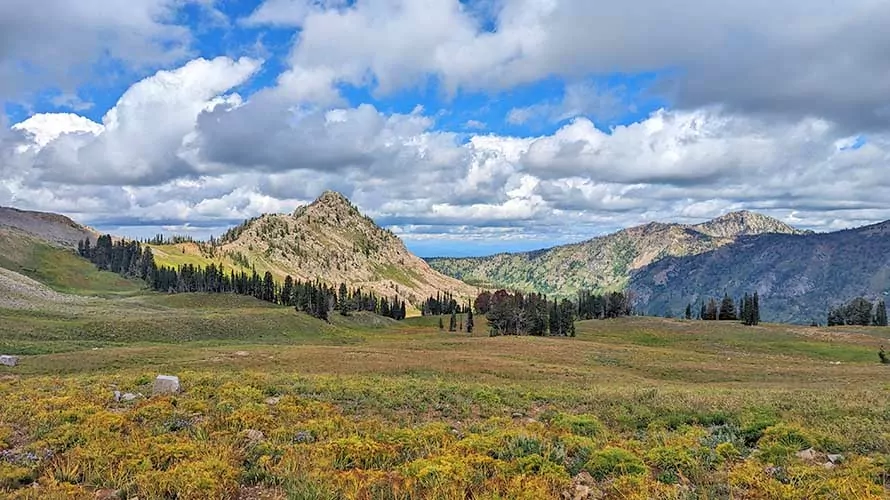 Gorgeous view of the backcountry of the Tetons, Jedediah Smith Wilderness