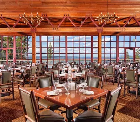 Grant Village Lodge in Yellowstone National Park