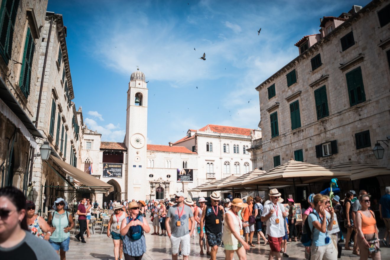 dubrovnik overtourism in old town