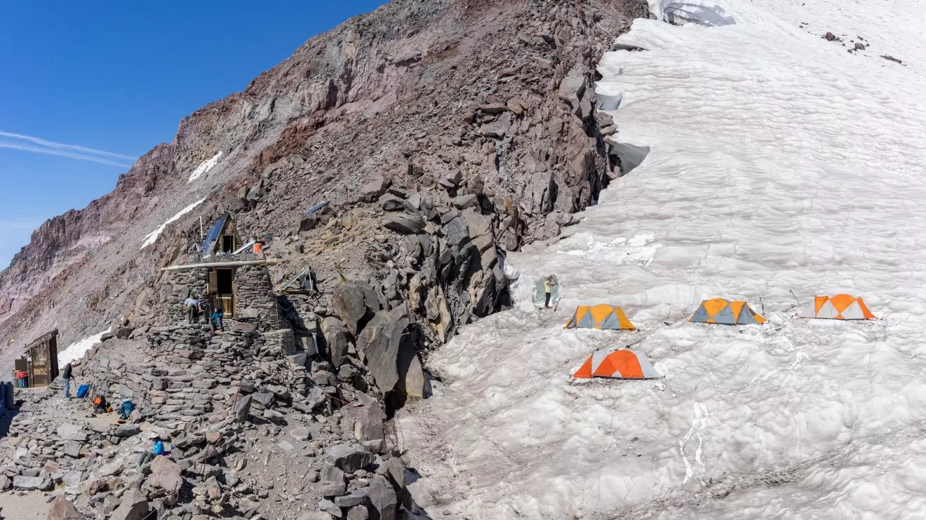 Camp Muir on Rainier 