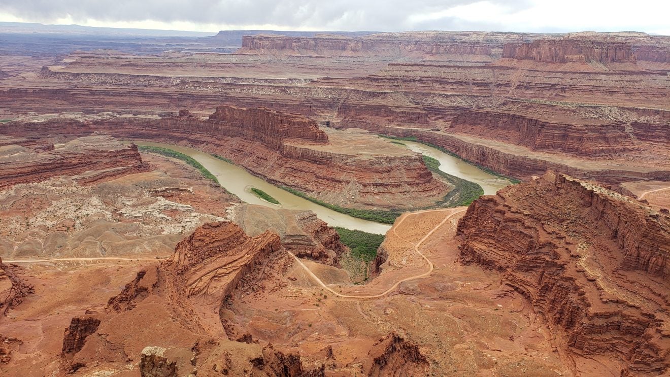 Green River flowing in Canyonlands National Park