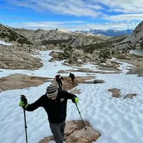 Yosemite August backapacking hiking sierra nevadas group