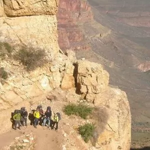 Hiking the grand shop canyon in november