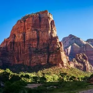 Zion in August Angel's Landing rock cliff things to see