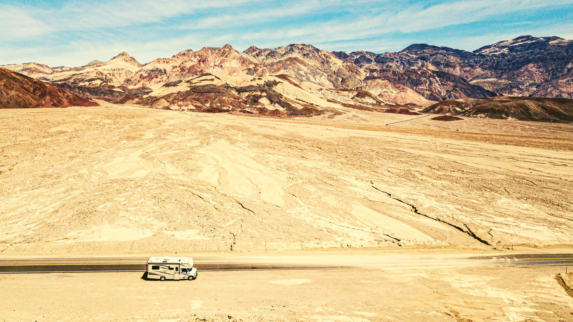 Death Valley National Park roads RV