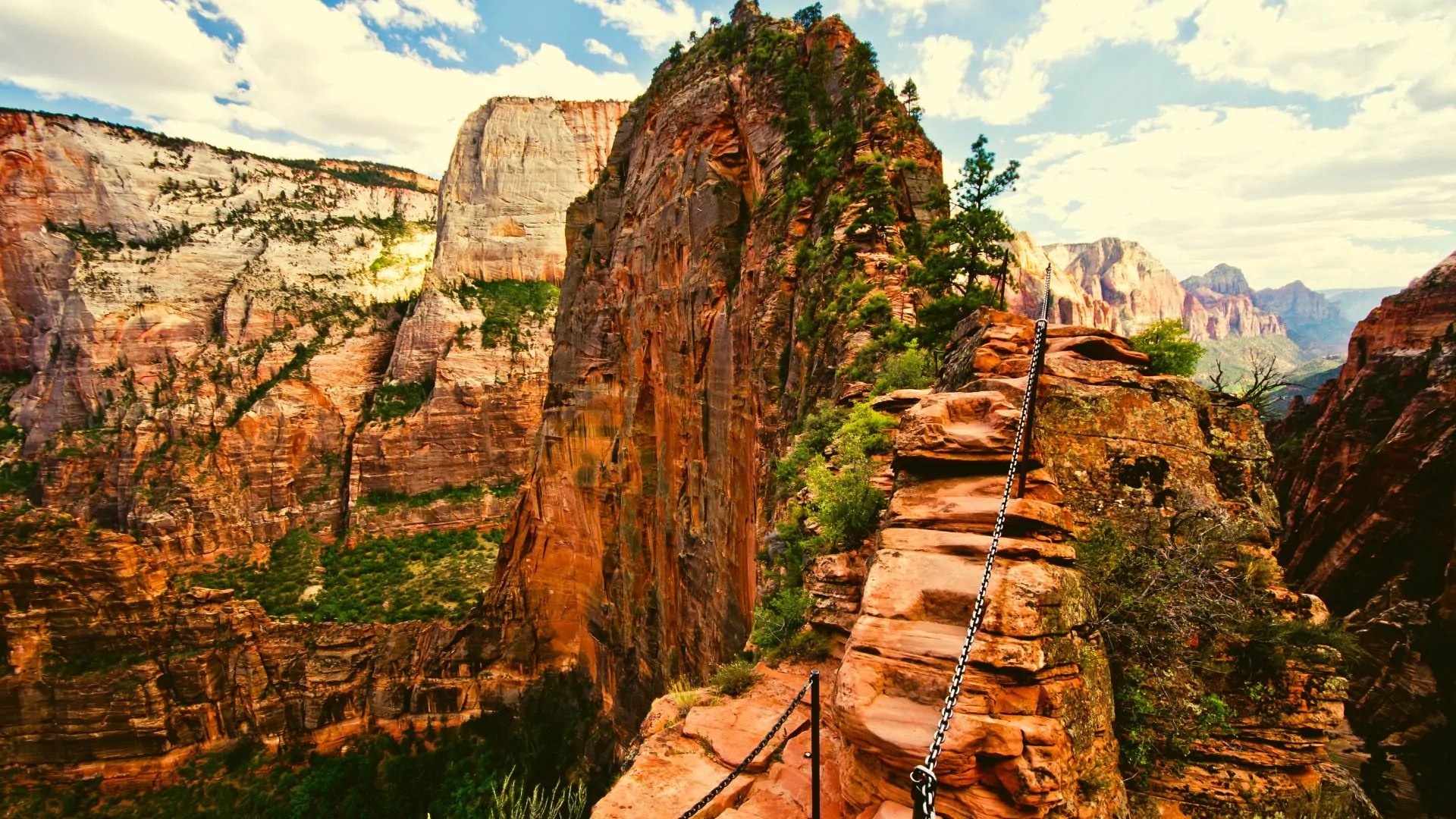 Angels Landing trail Zion National Park