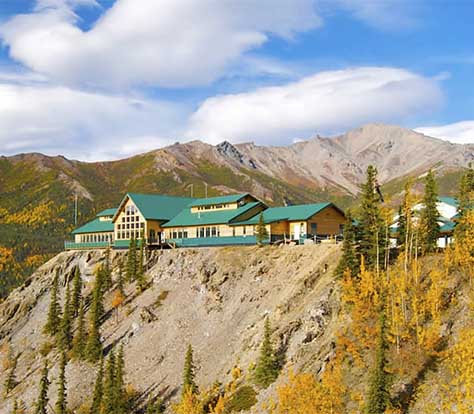 Grande Denali Hotel at the border of Denali National Park, Alaska