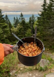 Apple crisp backpacking recipe