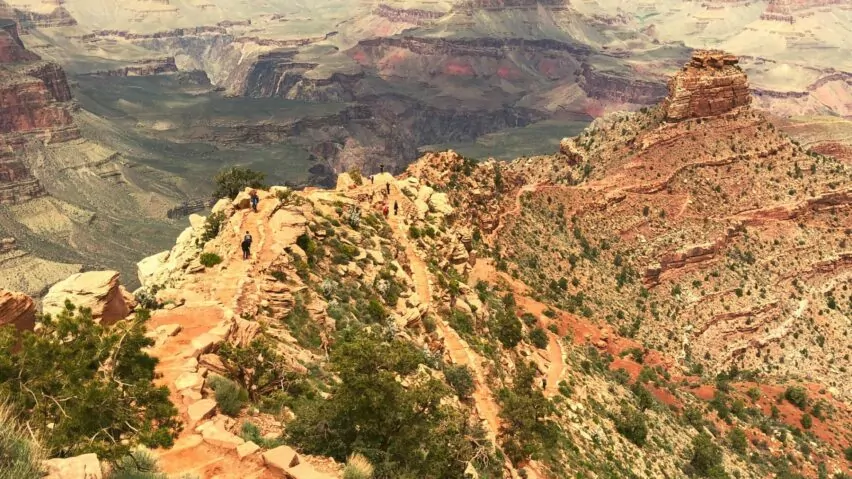 New Hance Trail grand canyon national park south rim