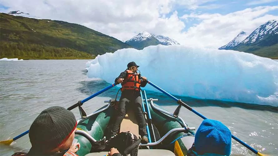 Chugach Adventures rafting tour on the Magical Spencer Double Kayak and Raft Trip