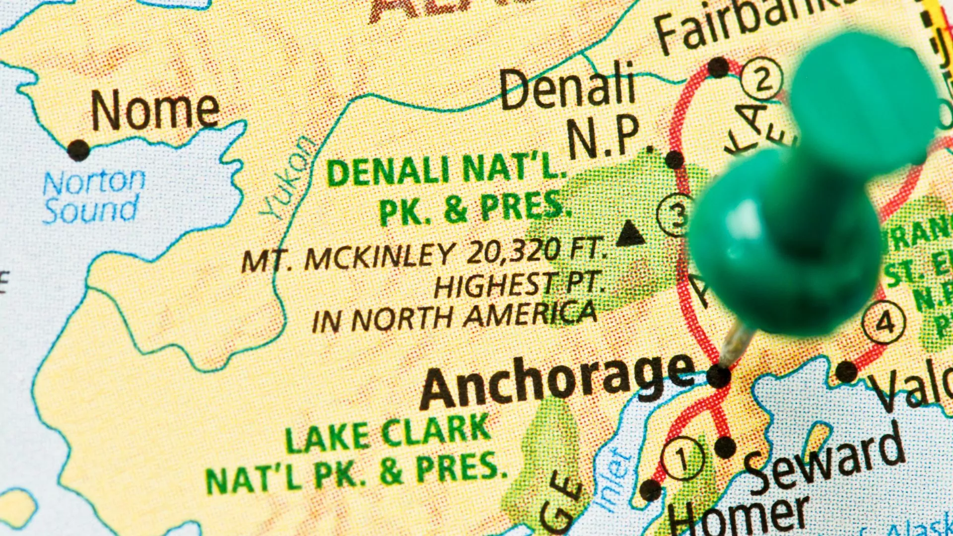 Map of alaska