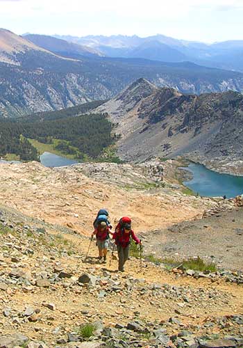 Alpine Lakes in Sequoia National Park, California