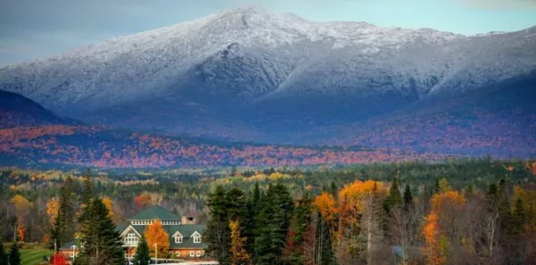 New Hampshire's Mount Washington in the White Mountains Presidential Range