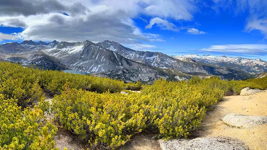 Gorgeous alpine views from the high country of Yosemite National Park