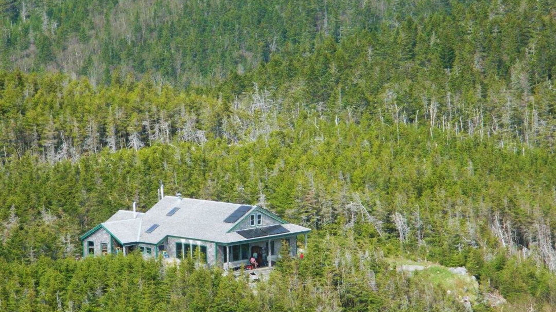 Galehead AMC hut in the white mountains of New Hampshire