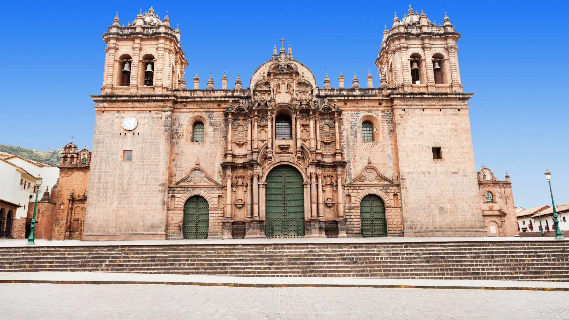 Cusco cathedral in peru