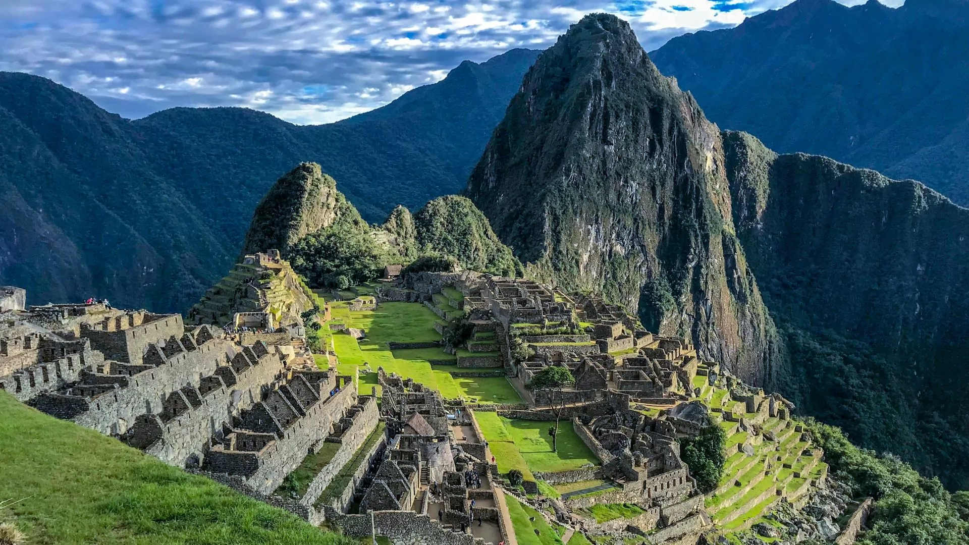 Machu Picchu incan ruin in Peru