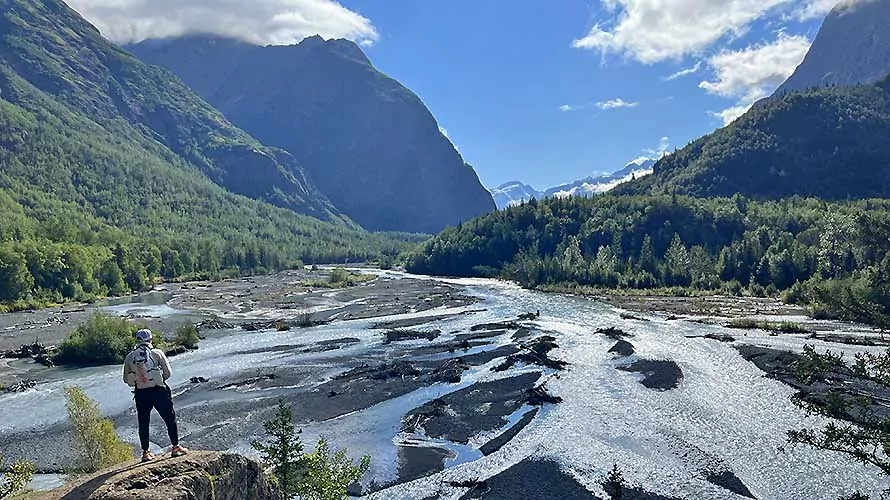 Eagle River along the Crow Pass Trail, Alaska