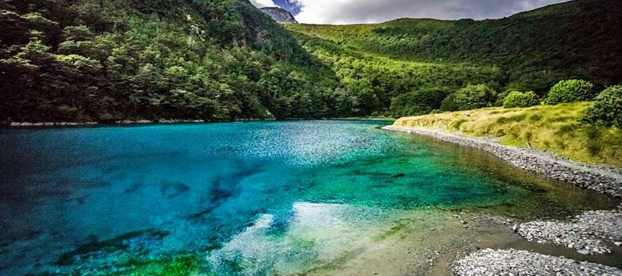 Blue Lake in New Zealand, clearest lake in the world