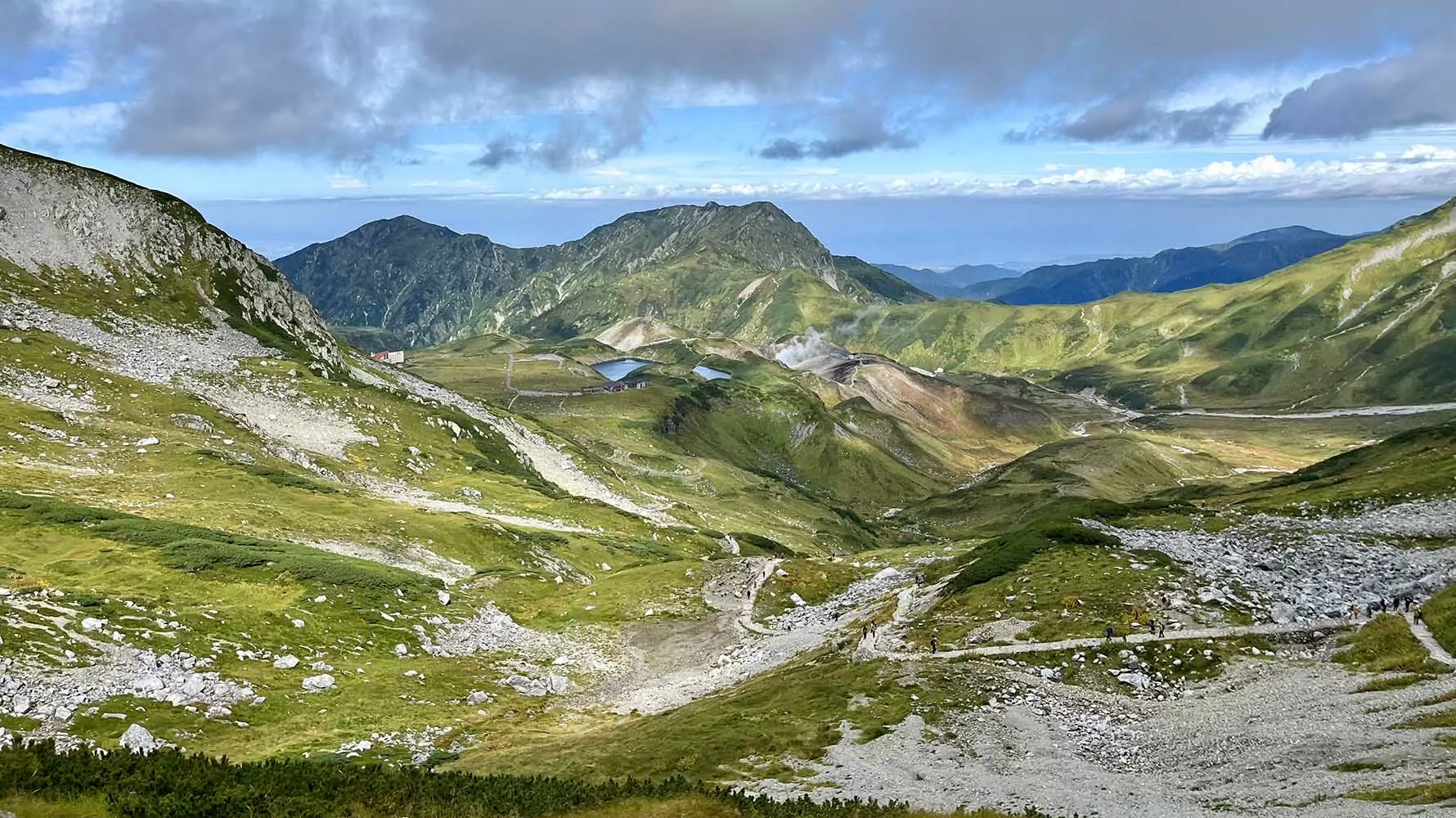 Northern Japan alpine lakes and peaks