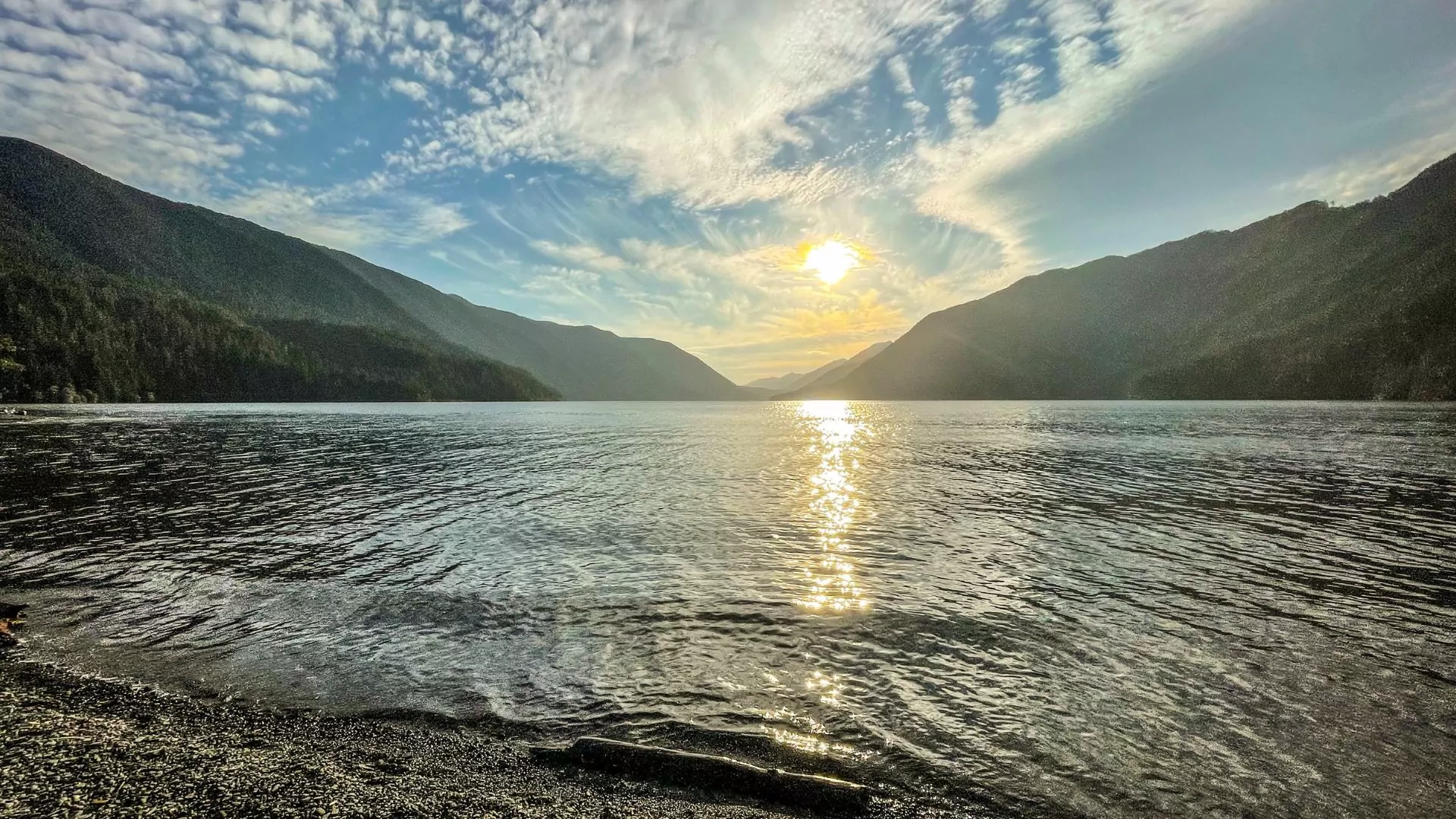 Lake crescent olympic national park