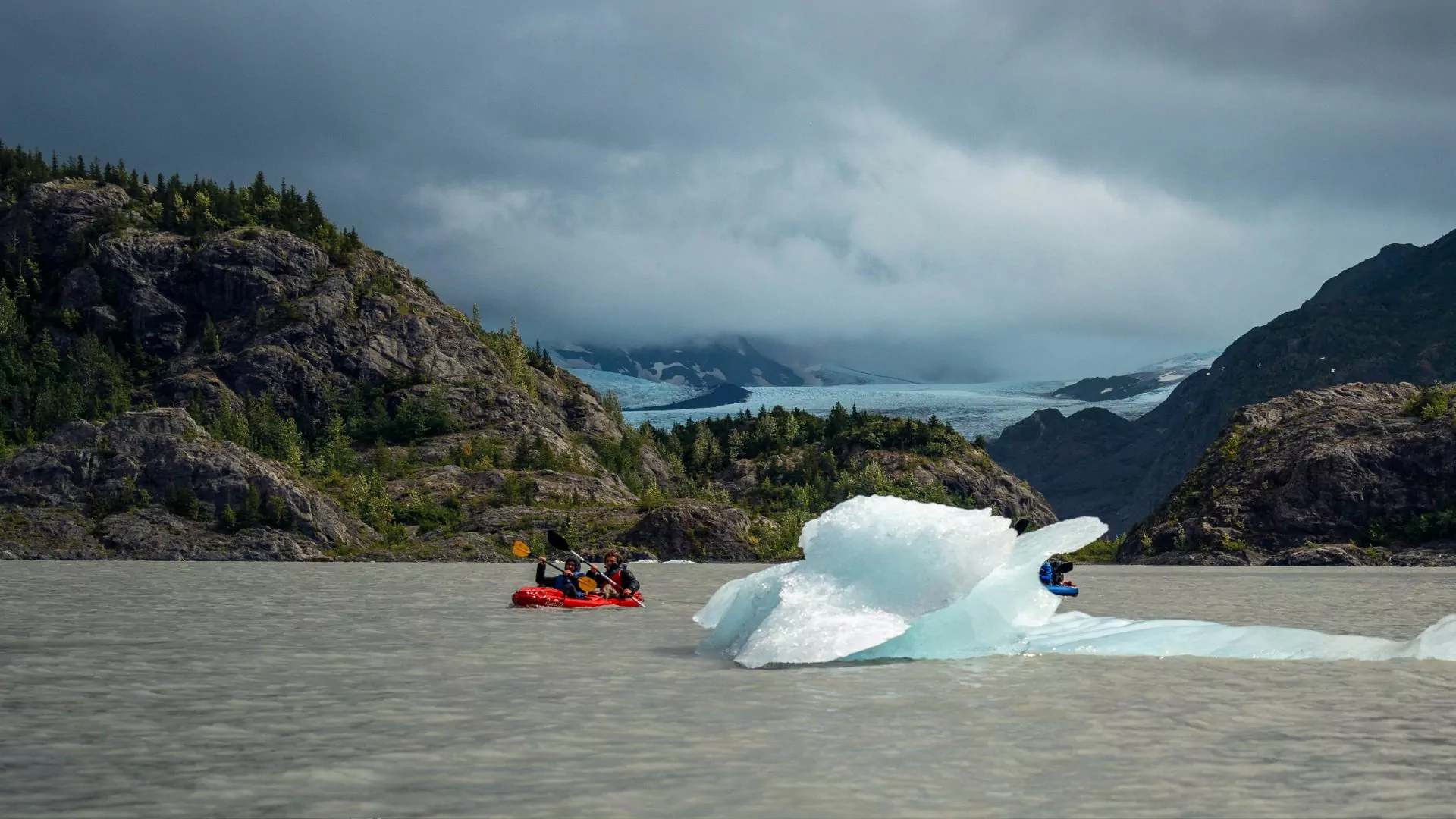 Grewingk Glacier Lake Alaska