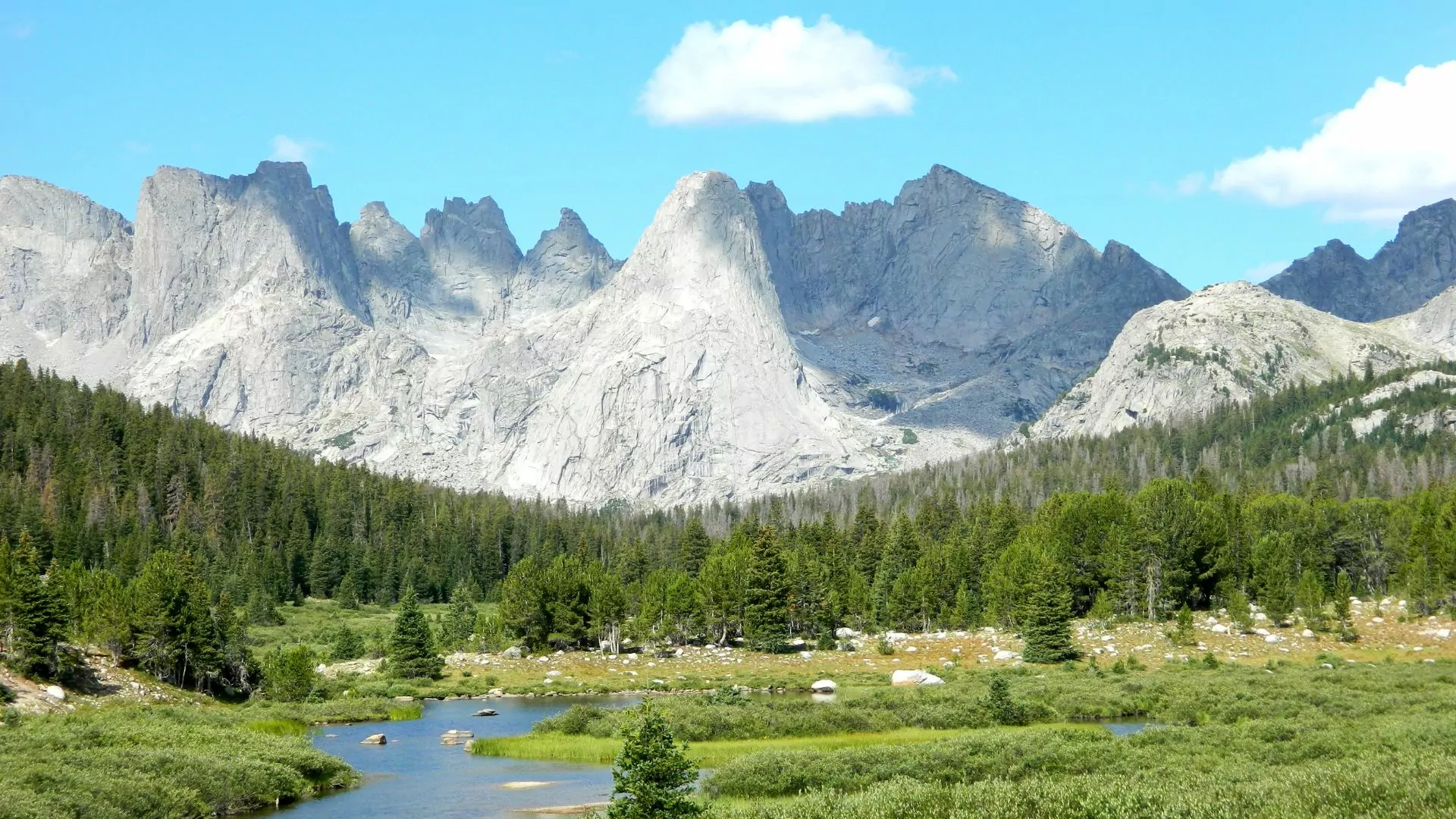 The wind river range cirque of the towers