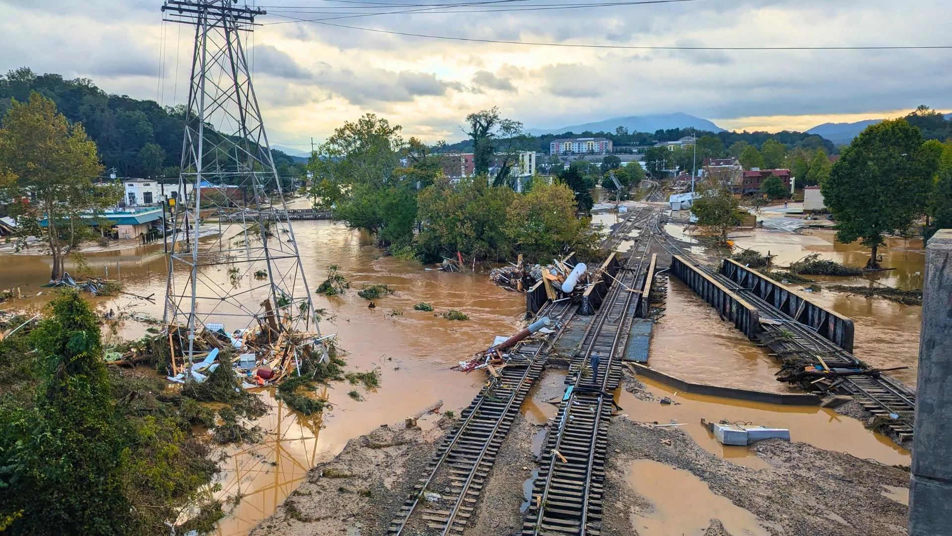 Hurricane Helene damage