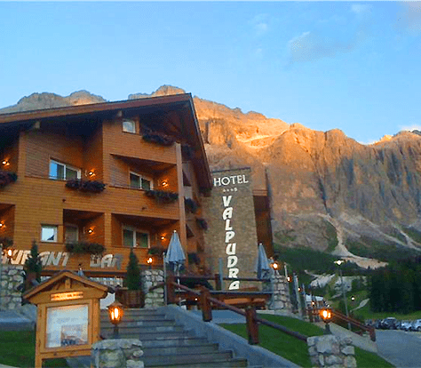 Hotel Valpudra in the Italian Dolomites