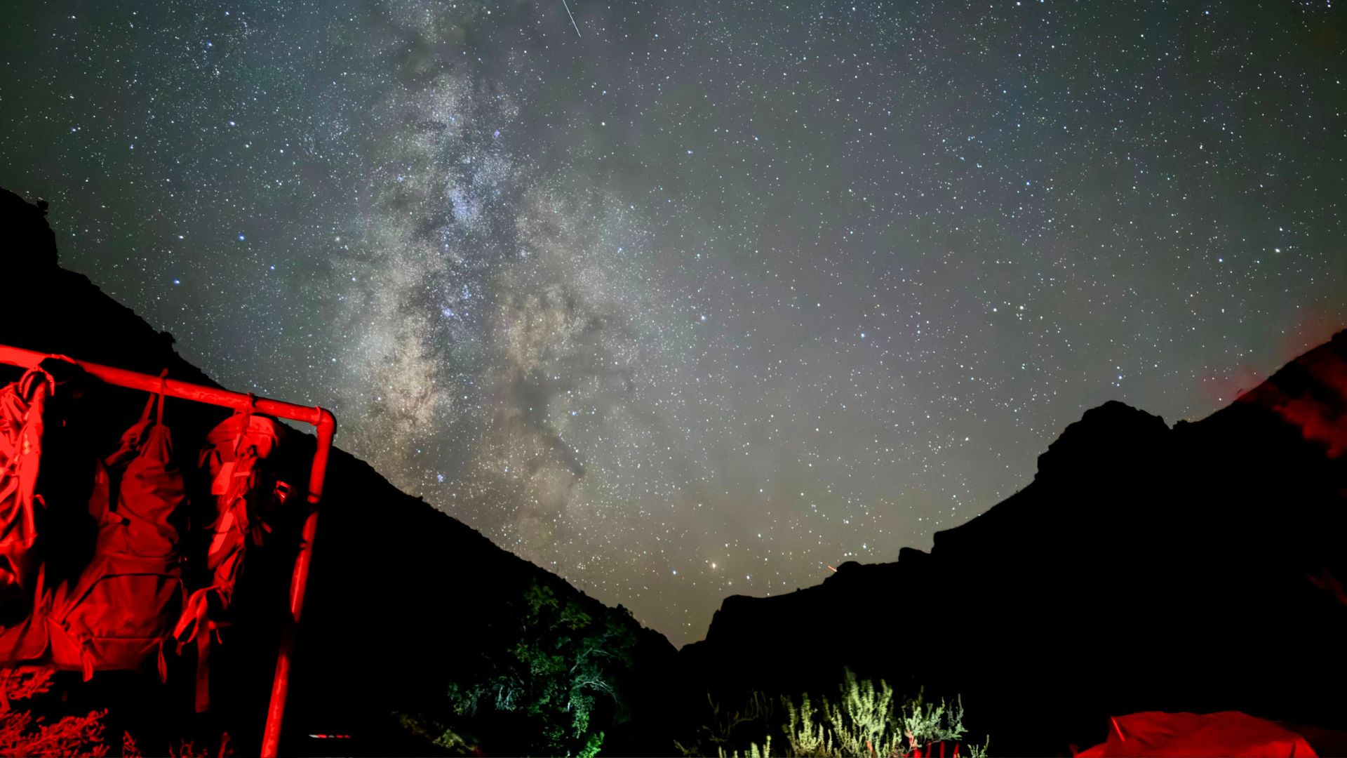 The stars come out at night in the Grand Canyon