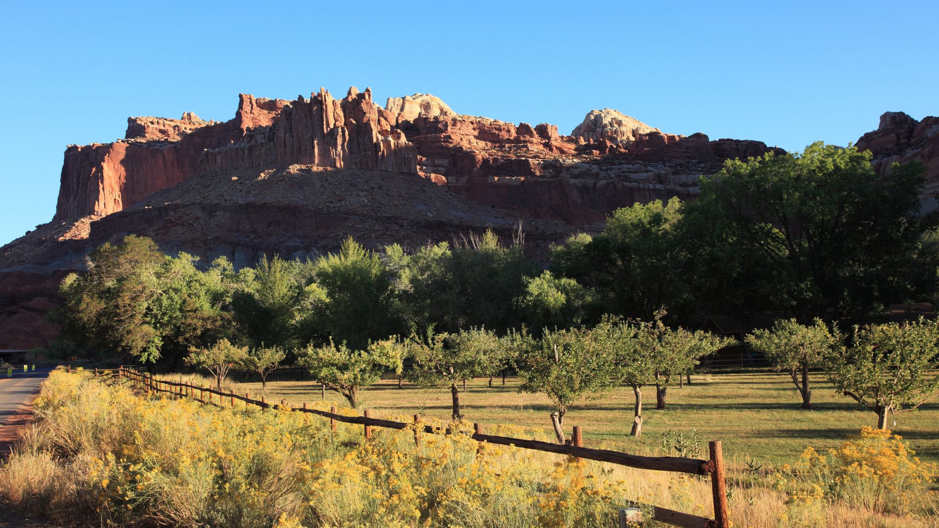 Fruita utah orchards in capitol reef national park