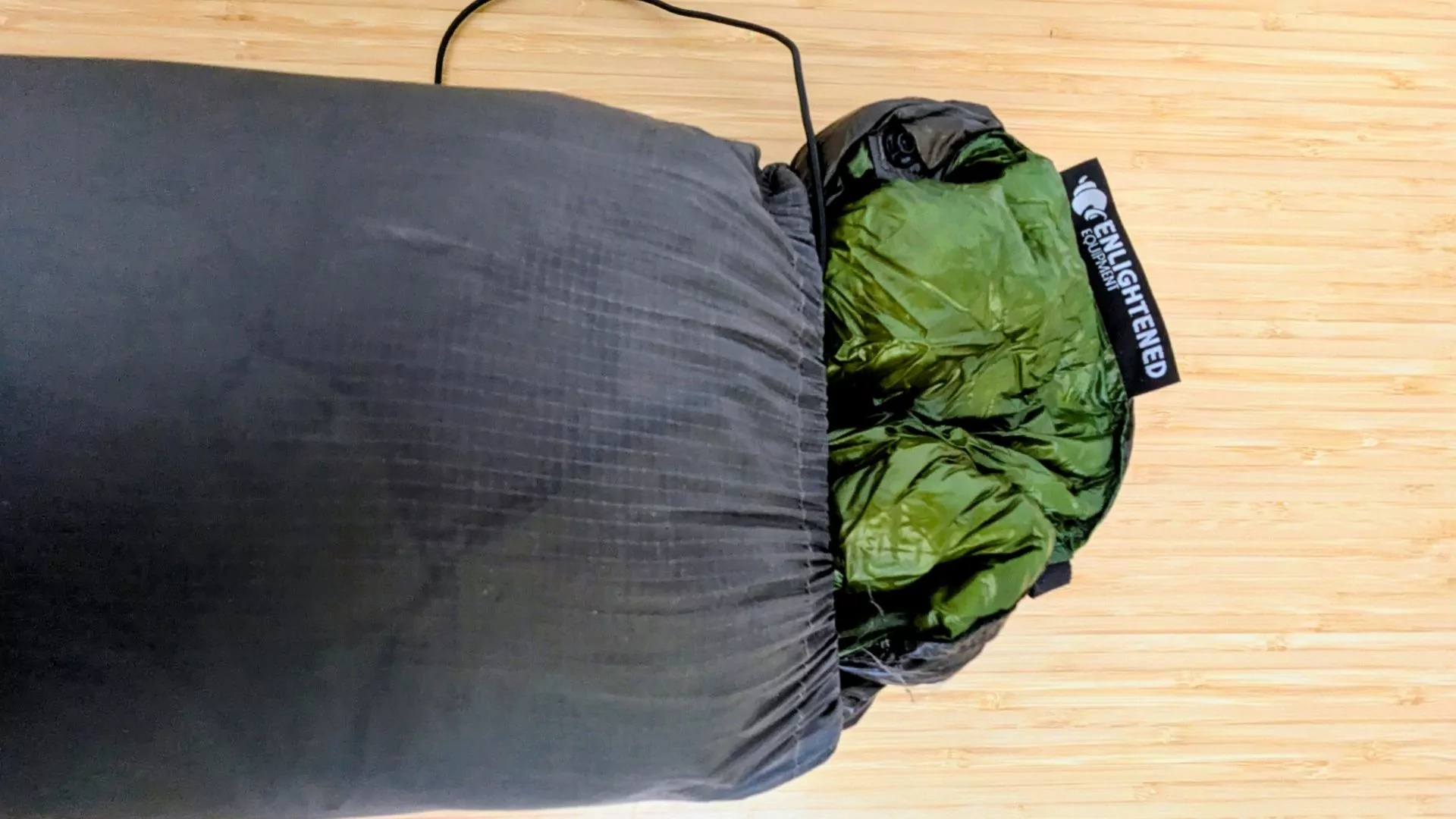 Lightweight down sleeping bag