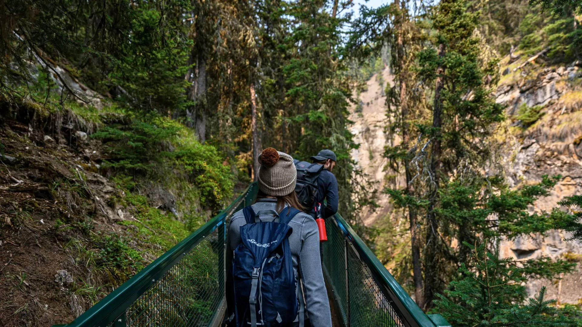 Johnston Canyon trail in Banff National Park
