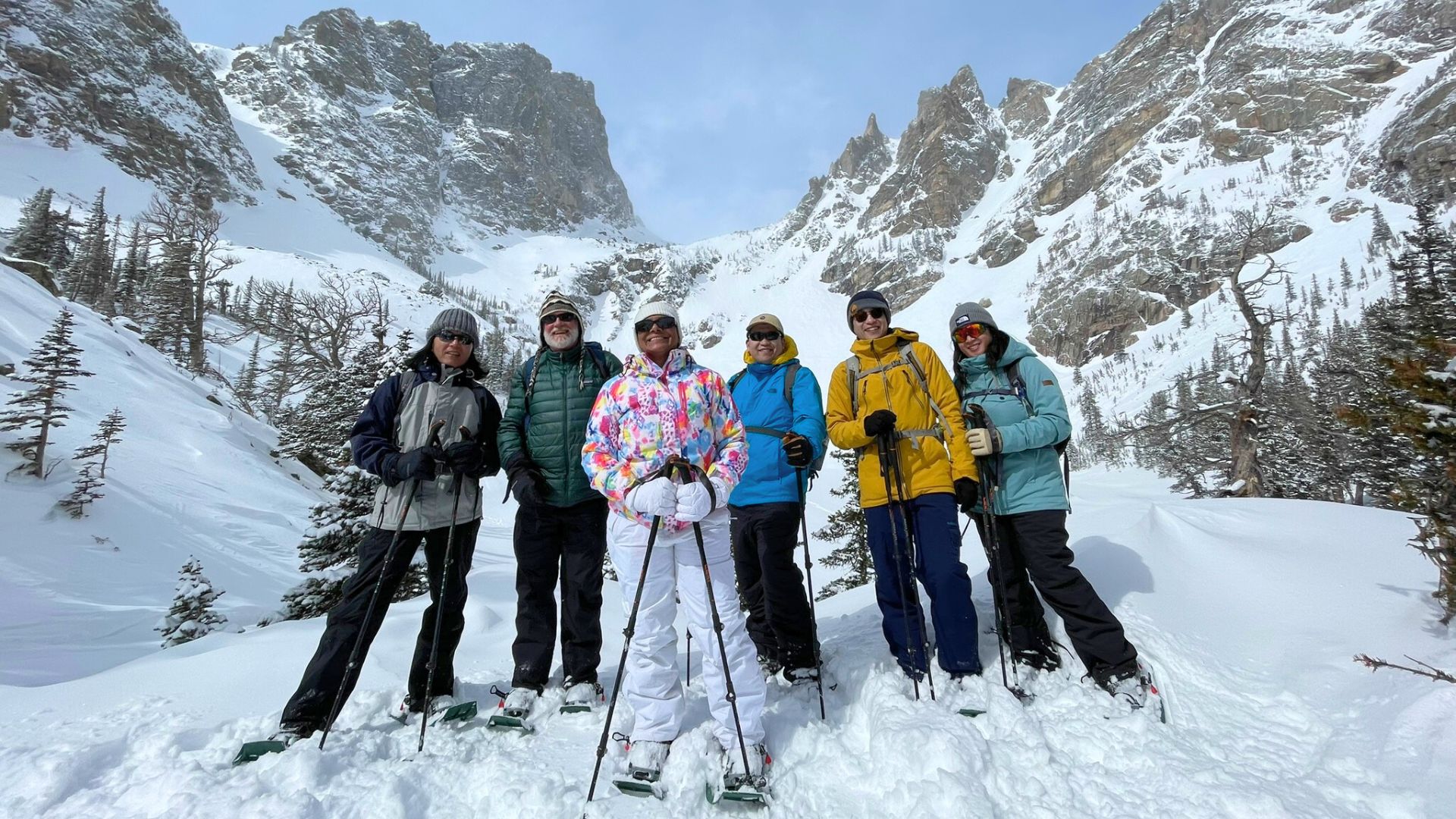 Snowshoeing in Rocky Mountain National Park